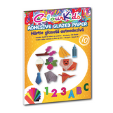 COLORISTICA Hartie Glasata Adeziva A4 10 Culori